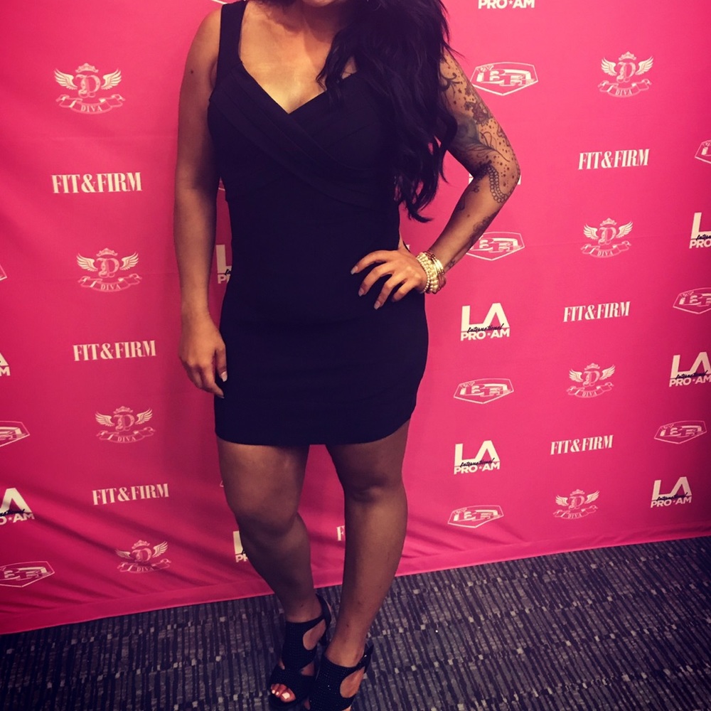 Little black “Bondage” dress